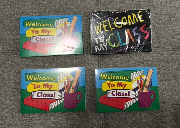 From Teacher - “Welcome to my Class” - 102 Assorted Postcards - Unopened