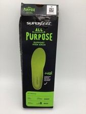 Superfeet Green Foot Bed Insole: Size E M 9.5-11, W 10.5-12
