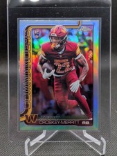 2025 Topps Chrome Football Jacory Croskey-Merritt Refractor Rookie