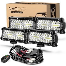 LED Light Bar, LED Off Road/Fog Lights, Work for Truck Tractor Boat ATV 7 Inch