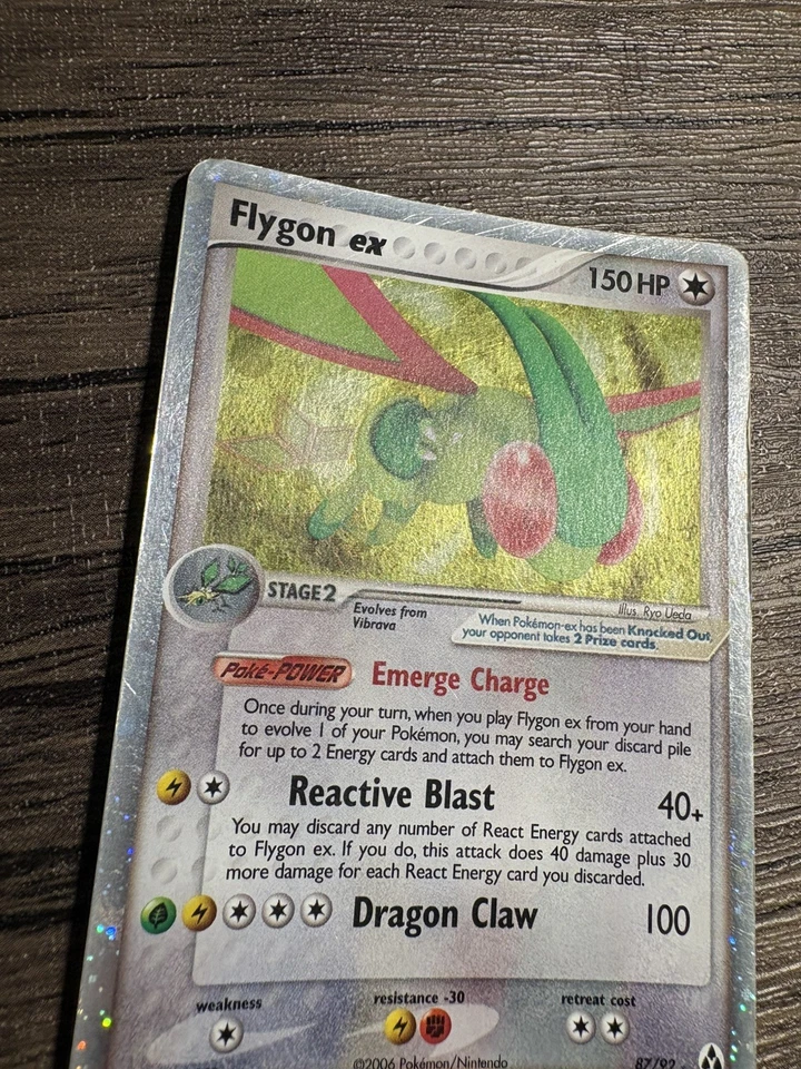 2006 POKEMON EX LEGEND MAKER FLYGON EX HOLO TCG - Image 2 of 4