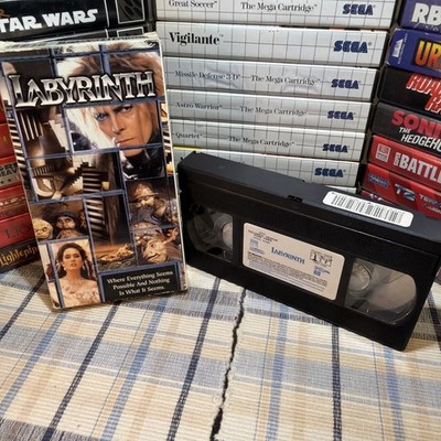 Labyrinth VHS 1999 Fantasy David Bowie Jennifer Connelly Columbia TriStar