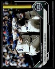 2025 Topps Now 395 Seattle Mariners 3 Straight Shutouts 1st Time Black 04/10
