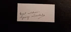WW2 RAF BATTLE OF BRITAIN HURRICANE PILOT   SIGNED CARD