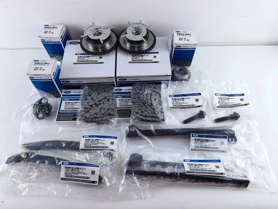 Kit de cadena de distribución para Ford F-150 F-250 Expedition 2000-2010 5,4 L V8 XL3Z-6306-AA Foto 2 de 4