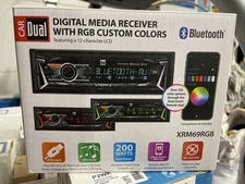 Dual XRM69RGB 1DIN Mechless Receiver with BT, USB with RGB Illumination - New