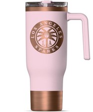 x WNBA Officially Licensed Los Angeles Sparks 40 oz Voyager with Handle and S...