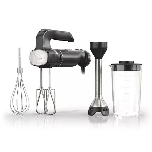 Ninja Foodi Power Mixer System Black Hand Blender and Hand Mixer Combo Durable