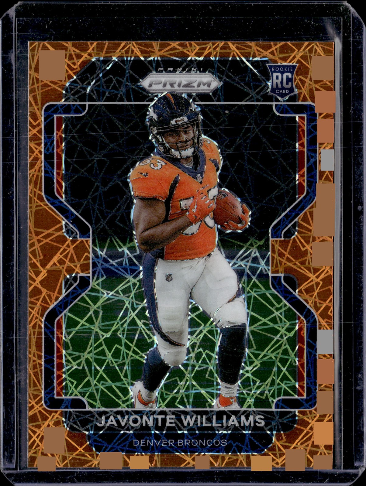 2021 Panini Prizm #345 Javonte Williams Orange Ice