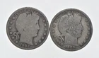 1892-1915 Lot 2 1902 1906 Barber 90% Half Dollars - Coin Collection *924