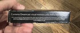 WORKING Sega Dreamcast White VMU OEM Visual Memory Unit NEW BATTERY'S  W/Cap#B27