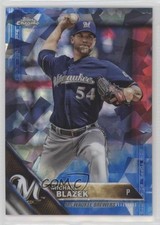 2016 Topps Box Set Chrome Sapphire Edition /250 Michael Blazek #380 2f9