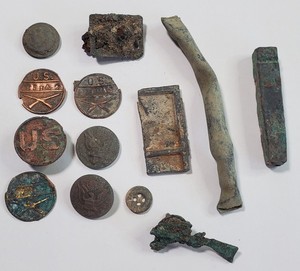 WWI Lot of 25th Infantry Buffalo Soldiers Relics -- Columbus, New Mexico