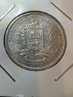 Venezuela UNC Coin 2 Bolivares de 1960, Silver .835, 10 gr. -BB52