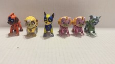 Paw Patrol Mighty Pups Charged Up Figure Lot of 6 READ Description