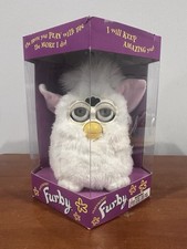 Vintage Tiger Electronic 1998 Furby Snowball White Model 70-800 - Not Working