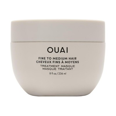 OUAI Fine to Medium Hair Treatment Masque - 236 ml (1er Pack), ivory 