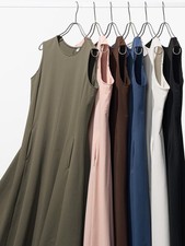 UNIQLO Ultra Stretch Sleeveless Dress (Maxi) Japan NEW
