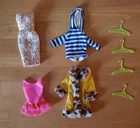 Vintage  Barbie  Clothing LOT Of 4 MATTEL 1960's Very Nice 4 Hangers