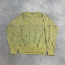 Vintage Knitted Jumper Abstract Patterned Knit Sweater Women's M 12-14 