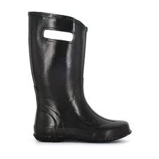 BOGS Kids Solid Black Rain Boots