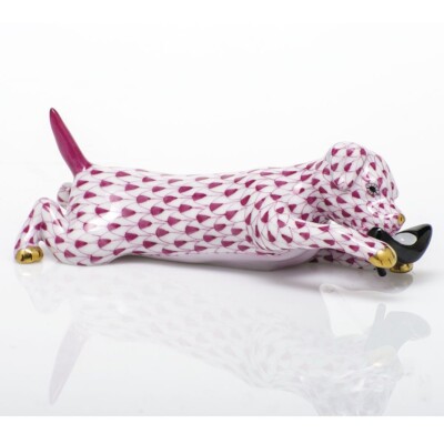 HEREND,  LITTLE RASCAL,  PINK  FISHNET #VHP-05926, BRAND NEW,  MINT & BOX!