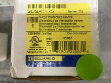 Square D SDSA1175 25kA 3 Wire 120V Surge Protective Device