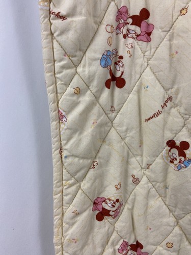 Hoja de cubierta vintage para cuna bebé Disney Minnie & Minnie bebé bebé bebé - Imagen 3 de 12