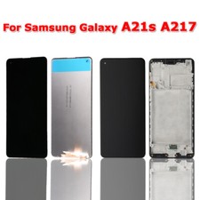 For Samsung Galaxy A21S A217 LCD Display Touch Screen Digitizer Assembly w/Frame