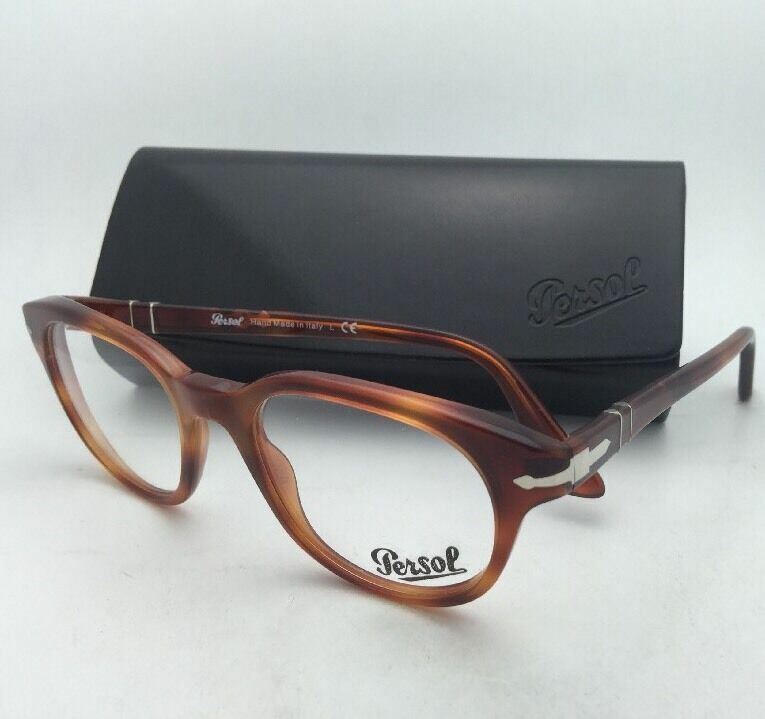 New PERSOL Rx-able Eyeglasses 3052-V 96 50-20 140 Terra Di Siena