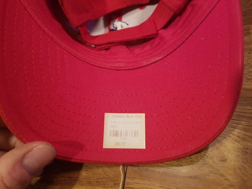 Philadelphia Phillies NL East Champions Hat 2008 Strapback New Era Fits Red Cap - Picture 5 of 6