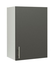 JD Greta Kitchen Wall Unit 500mm Storage Cabinet Cupboard – Dark Grey Matt