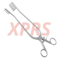 Weitlaner Retractor, 9.5  , Sharp 5 x 6 Prongs, Premium German Stainless