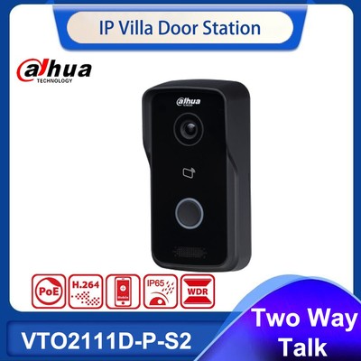 Dahua VTO2111D-P-S2 Video Intercom Doorbell IP Villa DoorStation App Remote PoE