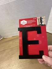 Holiday Time Magnetic Monogram Letter E for Stocking Holder/ Wreath Hanger 5"