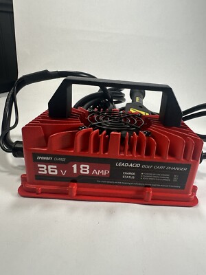 EPOWERY 18 AMP 36 Volt Golf Cart Battery Charger for EZGO TXT with D Style Plug