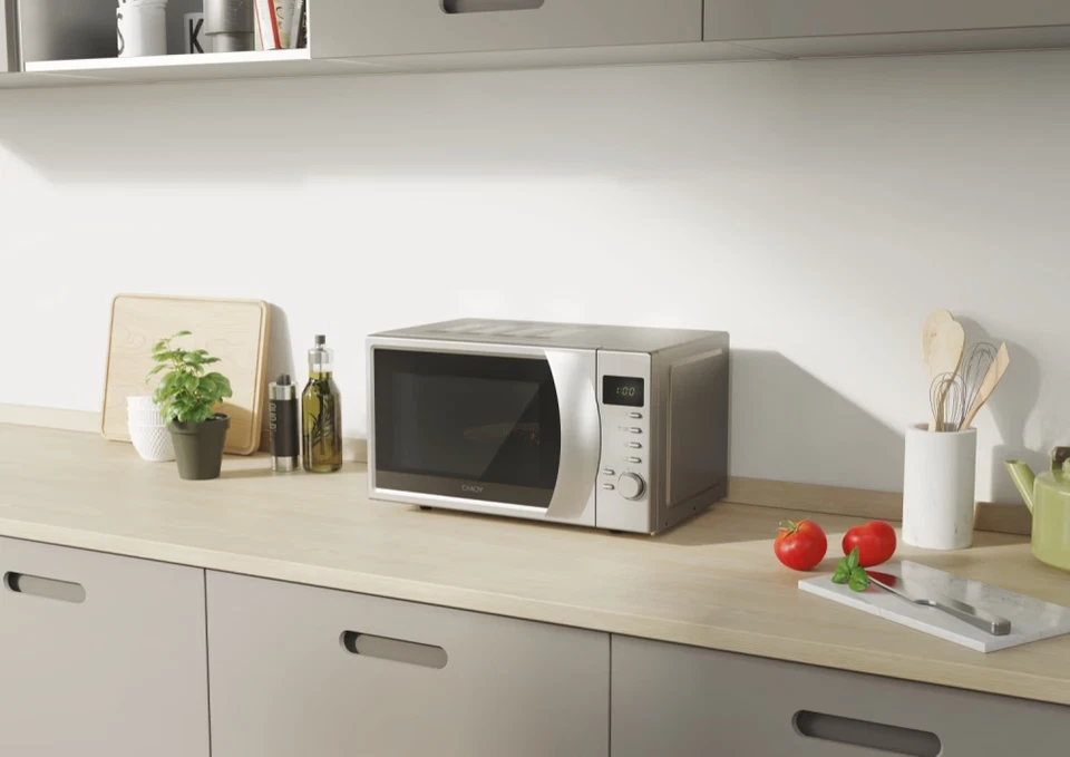 FORNO MICROONDE IDEA CANDY CMG2071DS 20L GRILL 700 W 6 LIVELLI DI POTENZA SILVER - Immagine 4 di 4