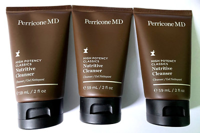 3 X PERRICONE MD HIGH POTENTY CLASSICS NUTRITIVE CLEANSER / GEL JE 59ML NEU