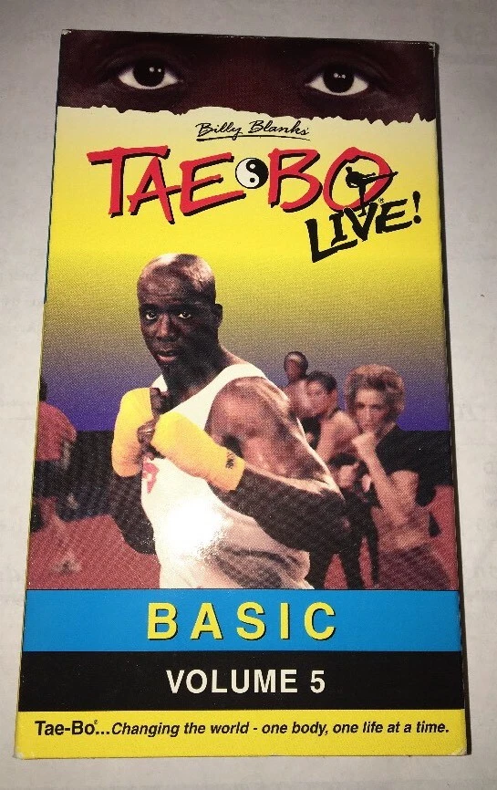 Tae Bo Live Basic Volume 5 VHS-TESTED-RARE VINTAGE COLLECTABLE-SHIPS N 24 HOURS