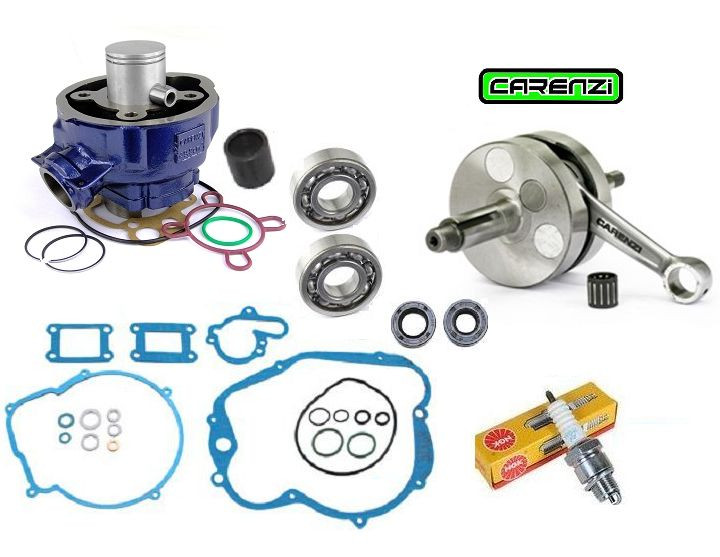 Kit haut et bas moteur Racing Carenzi AM6 pour RS50 TZR DTR XP6 50cc