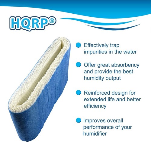2-Pack HQRP Wick Filter Replacement for Honeywell HC-14 HC-14N HC14V1 Filter E - 第 4/9 張圖片