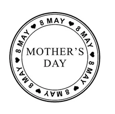 Perfect Gift for Happy Mother's Day ROUND Self Inking Rubber Stock Stamp 9040 -9