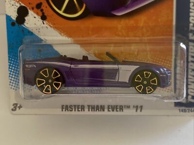 Hot Wheels Faster Than Ever '11 Purple Camaro Convertible Concept