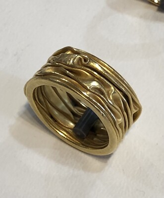 Niessing Plissé Ring - AU900 Yellow Size 6.5
