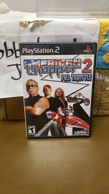 CIB AMERICAN CHOPPER 2 FULL THROTTLE PS2 SONY PLAYSTATION 2 VIDEO GAME
