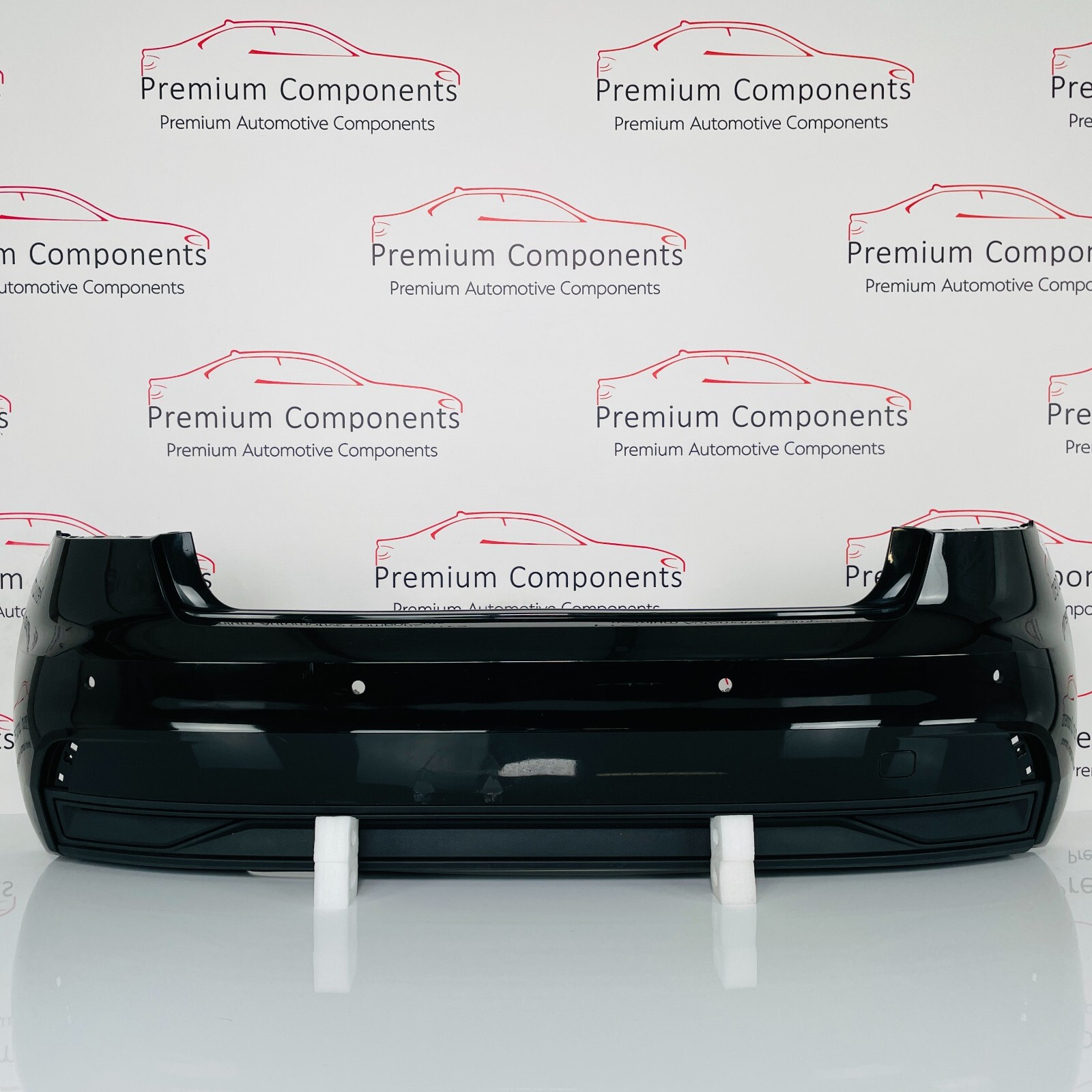 Audi A1 Rear Bumper Genuine Black Se Basis With Diffuser 2019-2022 [S60]