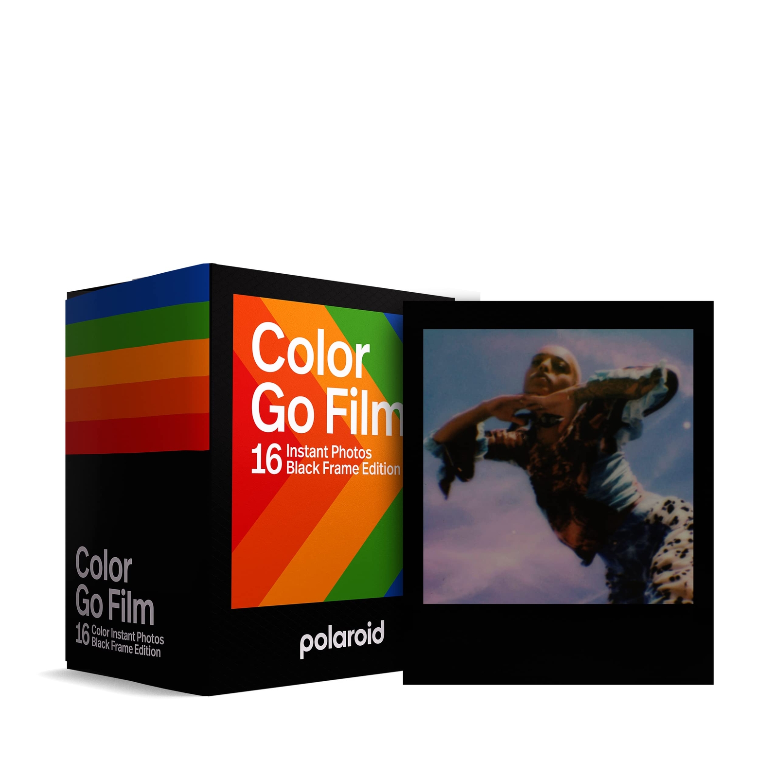 Polaroid 6211 Color film for Go - double pack - black frame, 16 FIlms (Packing M