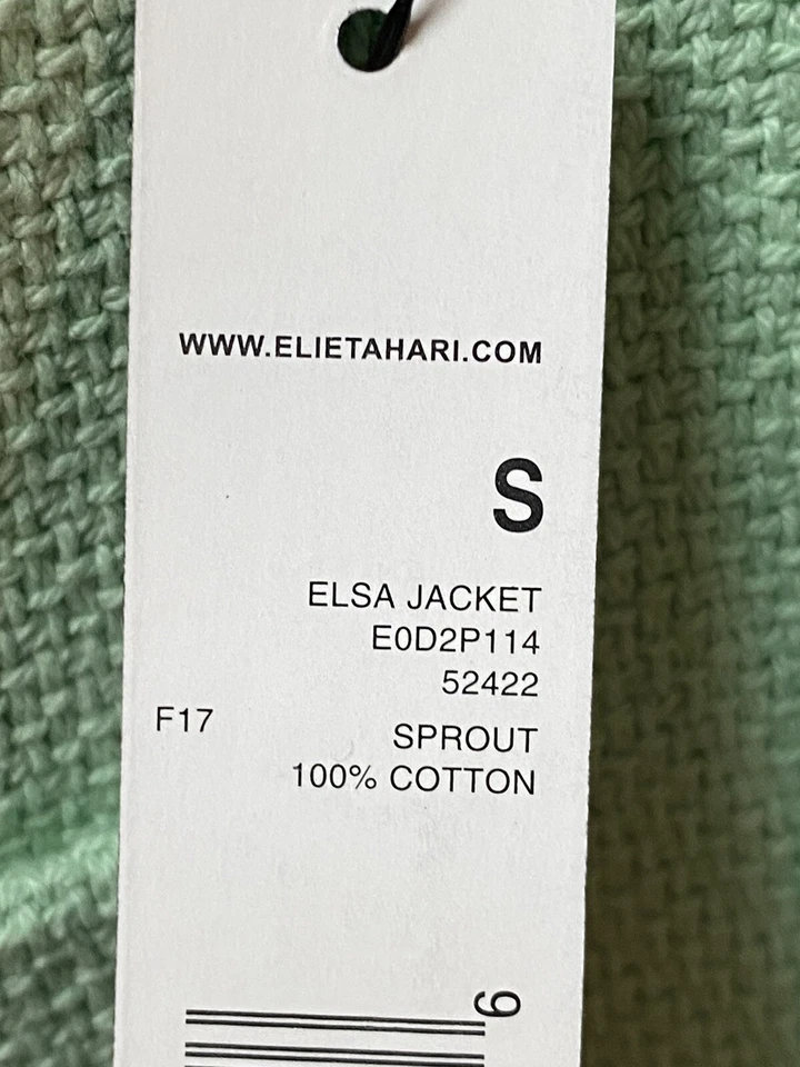 Chaqueta Blazer Pequeña Elie Tahari Verde Lima - Chaqueta Elsa $398 Foto 4 de 4