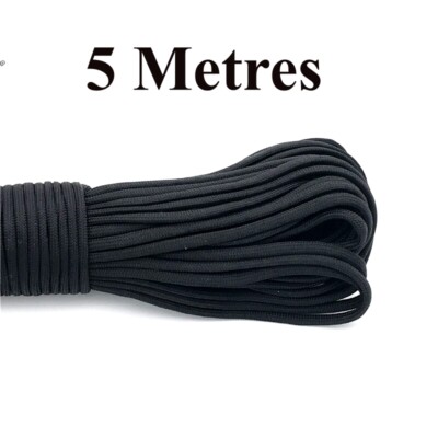 IQiuifa-Paracorde 550 de 5 Mètres,Corde de Tente,Lanière de Parachute