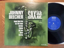 CRC CHARTER LP RECORD CLM 102/JOHNNY BEECHER/SAX 5TH AVE/ VG+ JAZZ VINYL